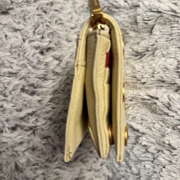 Hammitt Cream/Dawn Card Holder with Gold Studs - Picture 3 of 5